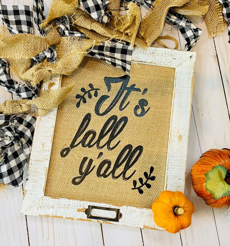fall themed cricut workshop