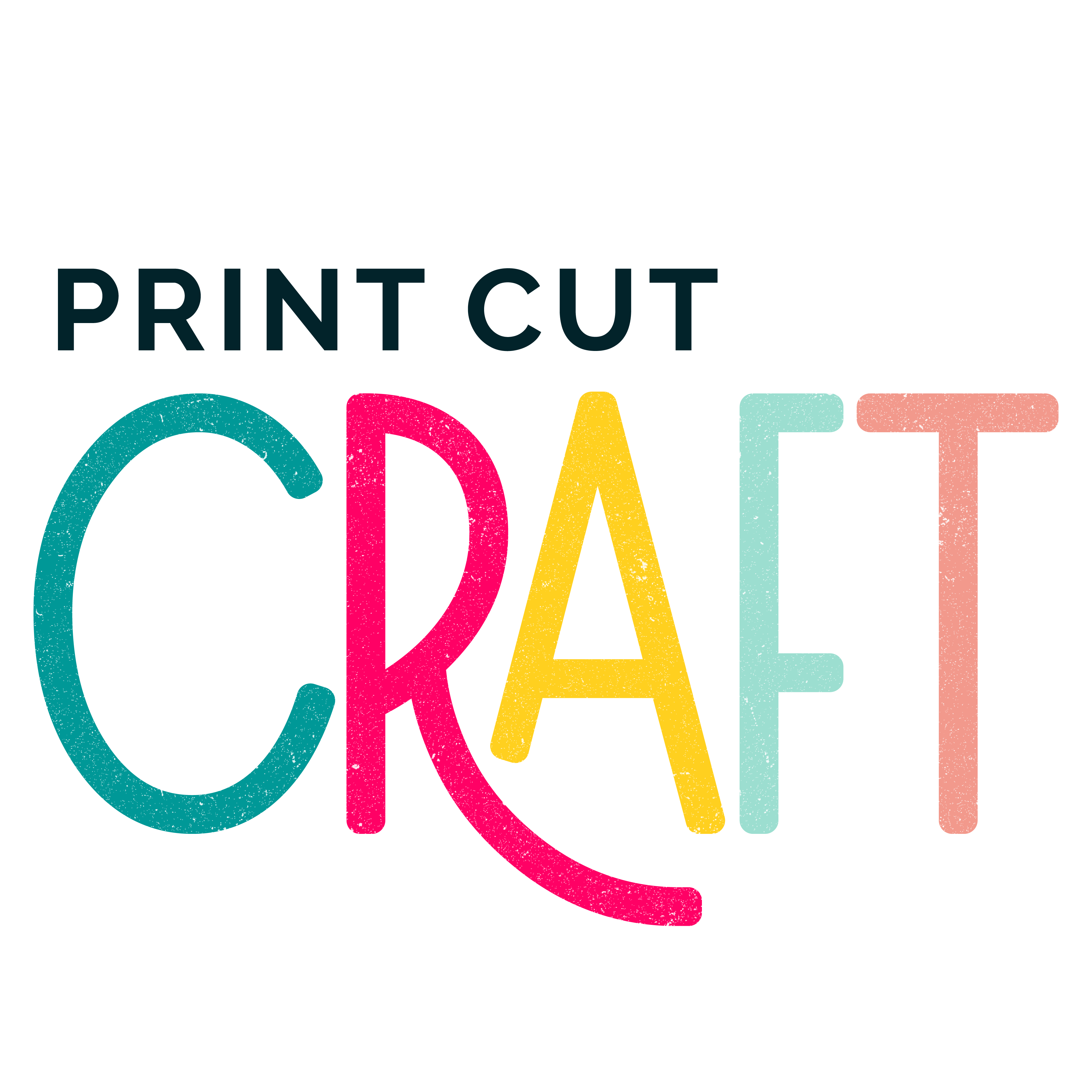 print cut craft logo