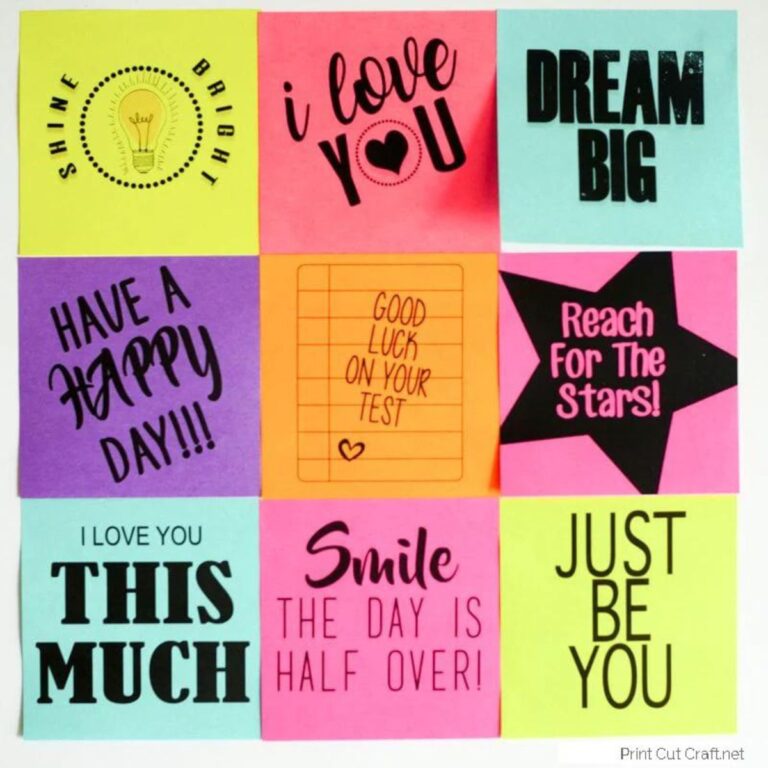 diy printable sticky notes