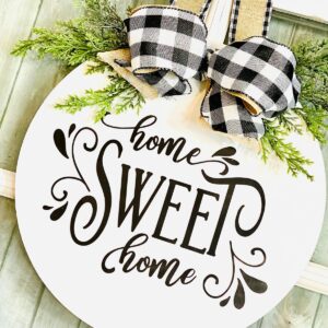 home sweet home door hanger