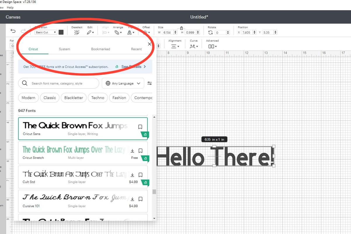 How to filter text options.