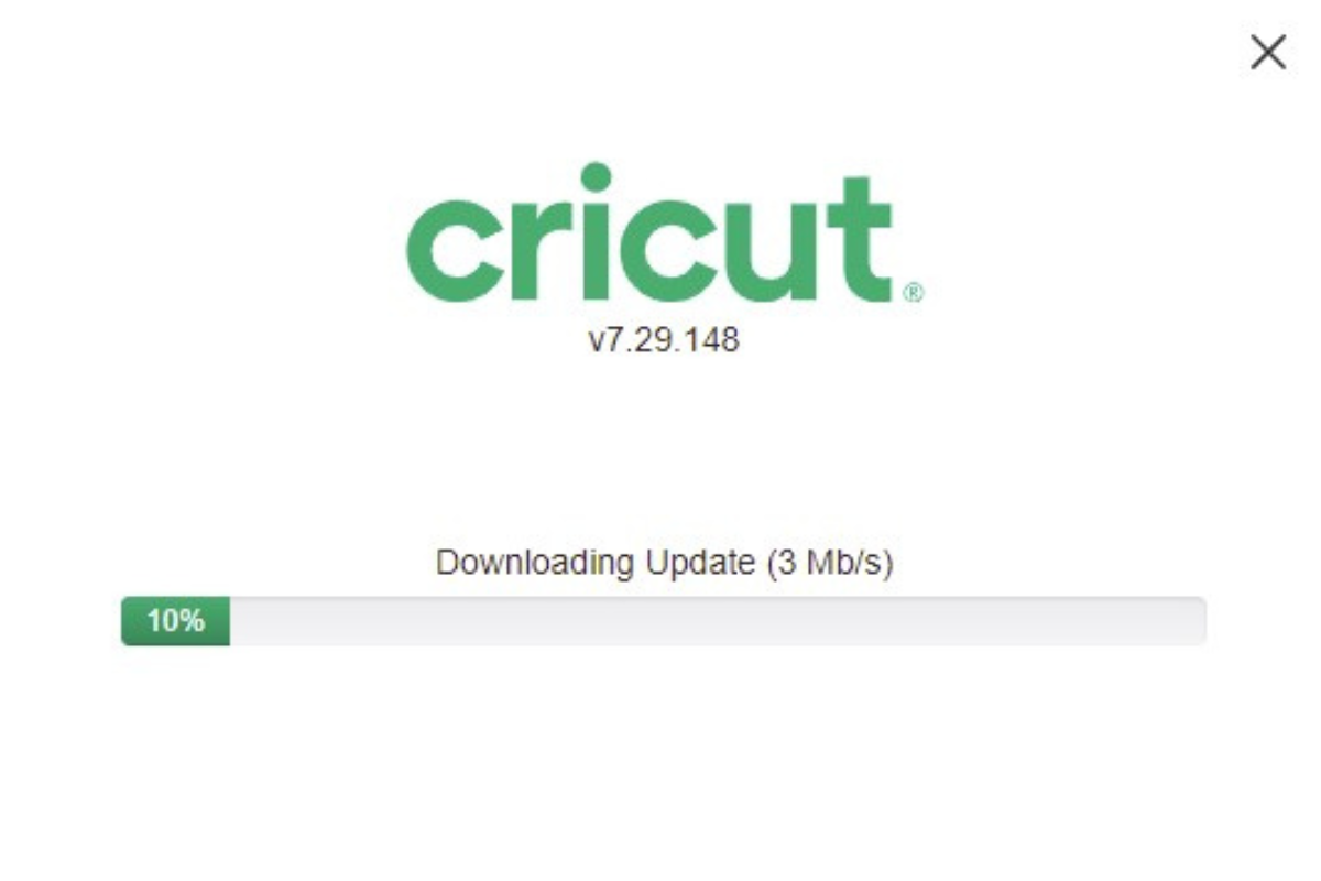 Cricut updating for first time Beta users. 